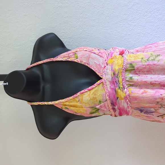 🍋✨ NWT Rococo sand tiered Leona maxi dress size M - Picture 3 of 12